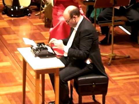 The Typewriter  Leroy Anderson   Martin Breinschmid with Strauß Festival Orchestra Vienna - YouTube