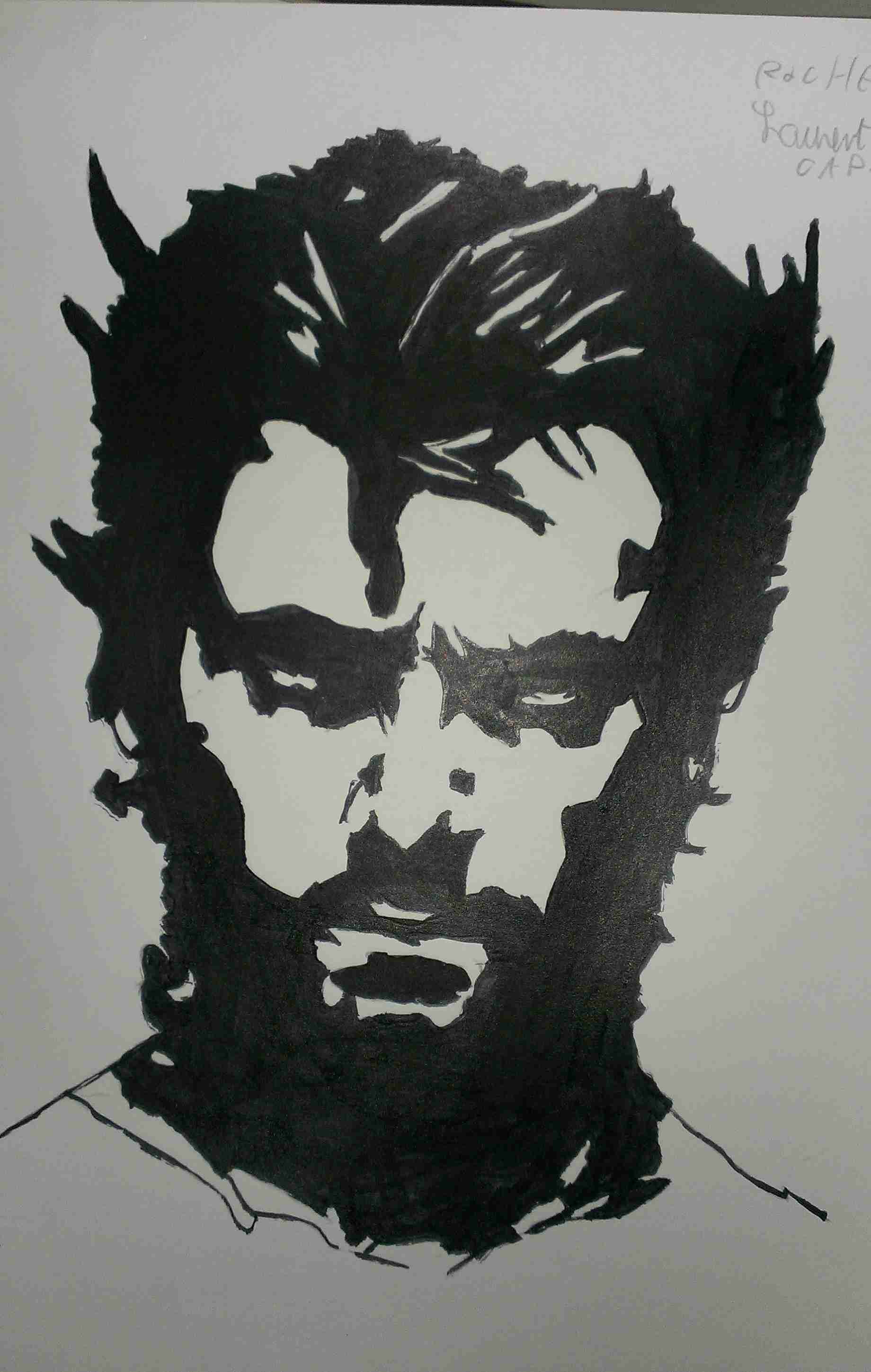 有名人の似顔絵トピ。