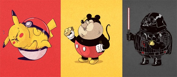 あのキャラクターを太らせてみた。キャラクター肥満化計画 : カラパイア