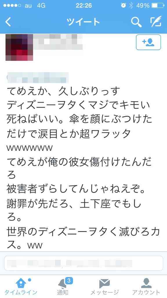 ディズニーランドでカップルによるチケット強奪の傷害事件発生→Twitterで誹謗中傷してきた相手が当事者であることが判明