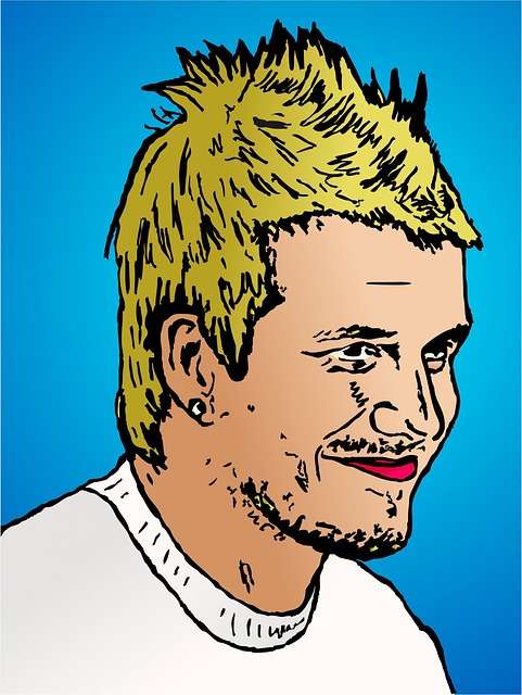 有名人の似顔絵トピ。