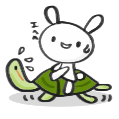 マーカーうさぎ - LINE クリエイターズスタンプ