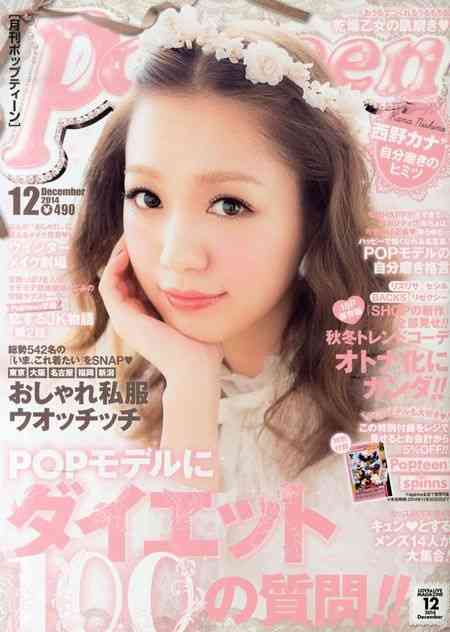 雑誌「Popteen」モデルが体重・体脂肪率を全公開