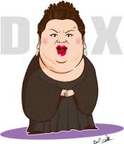 有名人の似顔絵トピ。