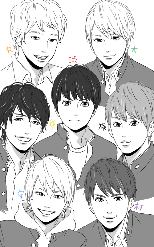 有名人の似顔絵トピ。