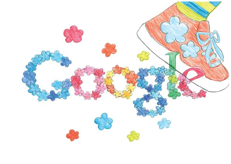 Googleのロゴ、高1がグランプリ「卒業」テーマ