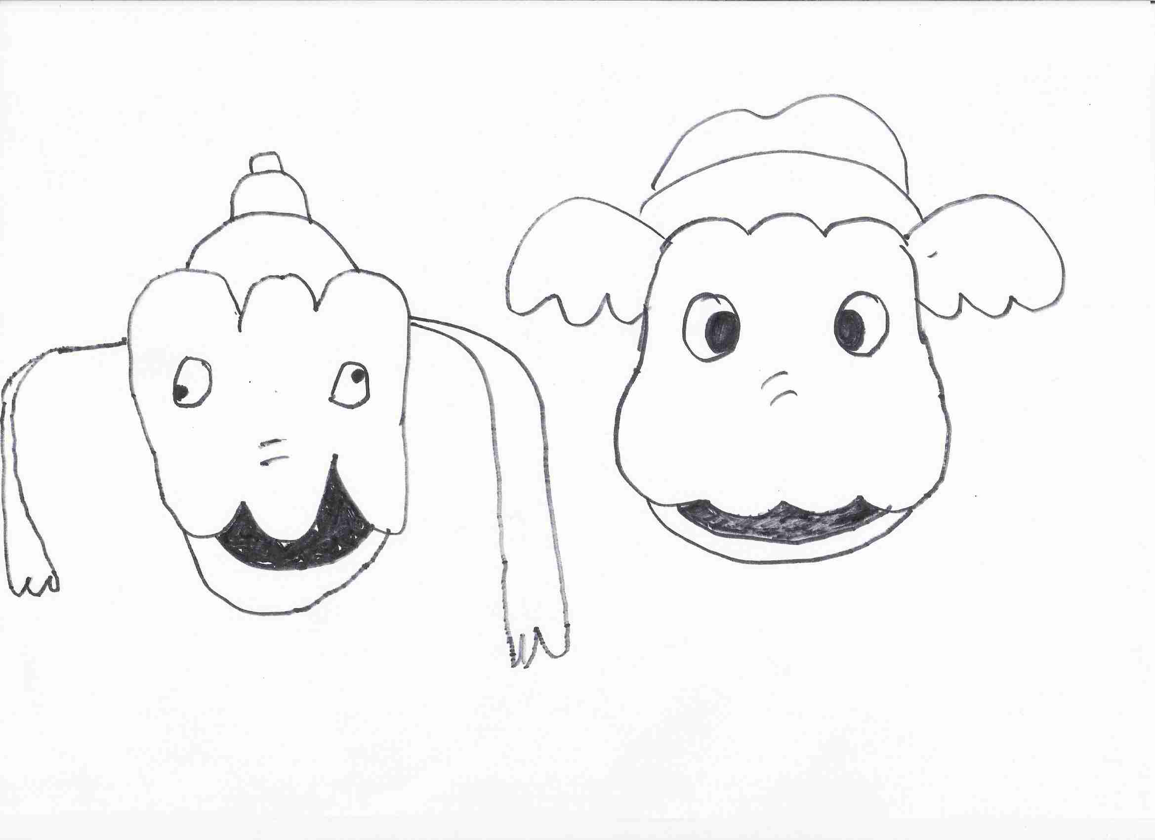 有名人の似顔絵トピ。