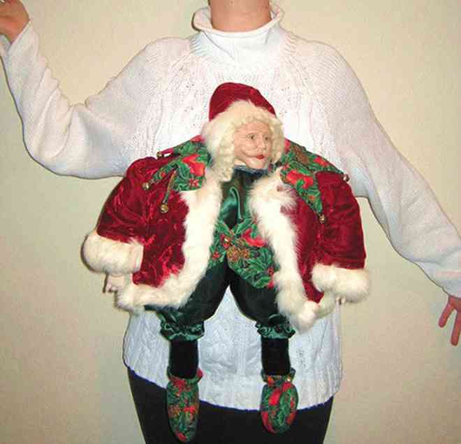 ダサい！クリスマスセーターを貼るトピ