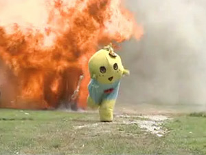 ふなっしーの体が悲鳴をあげる。過酷ロケで「節々が痛いなっしー」