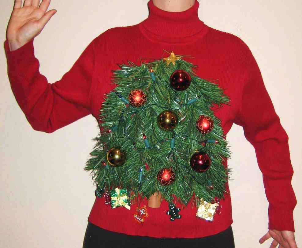 ダサい！クリスマスセーターを貼るトピ
