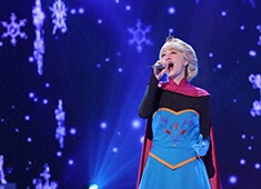 『アナと雪の女王』のエルサ姿の春香クリスティーン…「本物みたい!!」とキンタロー。が絶賛