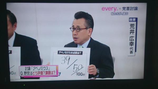 野党党首たちによる「アベノミクスについての評価」が完全に大喜利だと話題にｗ