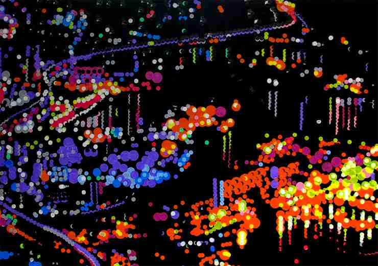 意外な物を使って描かれたアート2