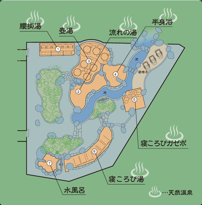 お気に入りの日帰り温泉