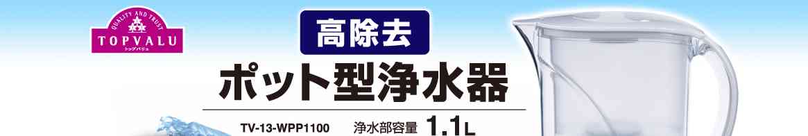 TOPVALU ポット型浄水器