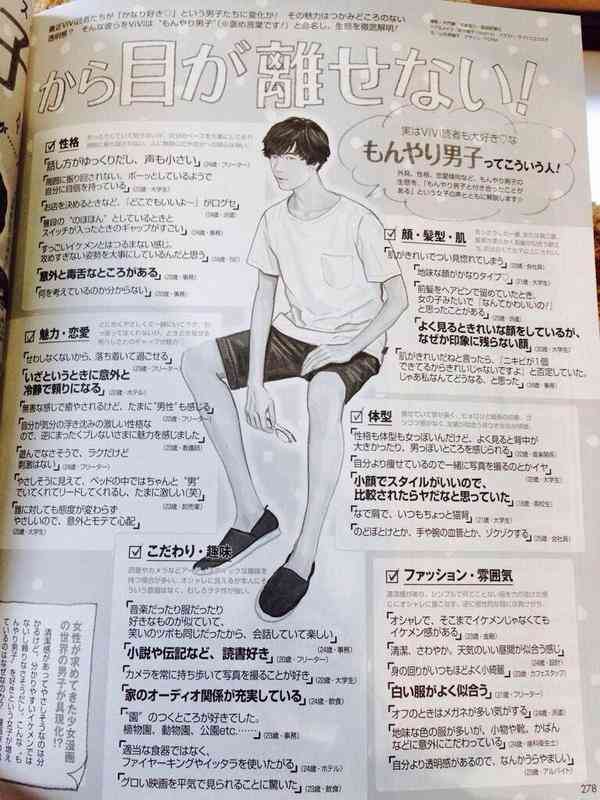 話題沸騰!今気になる「もんやり男子」って!?