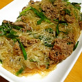 牛肉とニラと春雨☆オイスターソース炒め♪ by 風月ママ [クックパッド] 簡単おいしいみんなのレシピが193万品