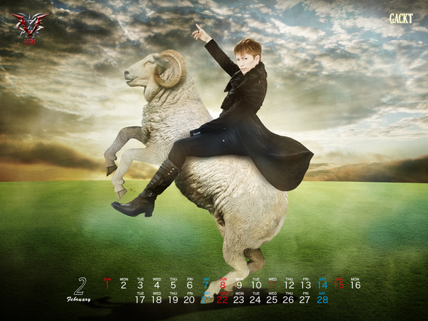 急げ、GACKTの2015年カレンダーが無料！あまりにシュールと話題に
