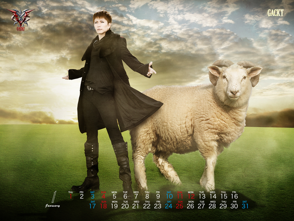 急げ、GACKTの2015年カレンダーが無料！あまりにシュールと話題に