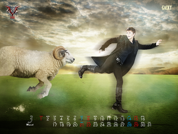 急げ、GACKTの2015年カレンダーが無料！あまりにシュールと話題に