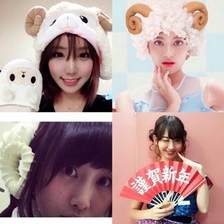 ざわちん･ローラら、羊コスプレ姿で新年挨拶「おメェ～でとうございます!」 | マイナビニュース