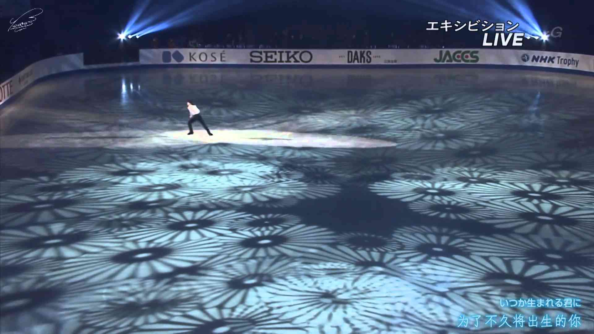 2014 NHK Gala羽生結弦Yuzuru Hanyu花は咲く[Bilingual Subtitles] - YouTube