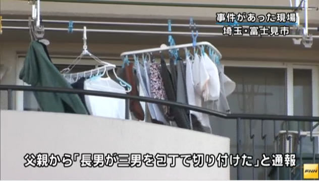 帰省中の20歳弟を「殺そうと思って刺した」22歳男を逮捕