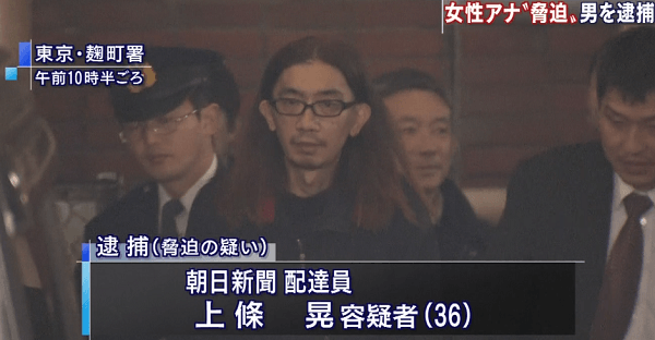 女子アナ脅迫「ふしだらな服装気に入らない」　朝日新聞配達員を逮捕