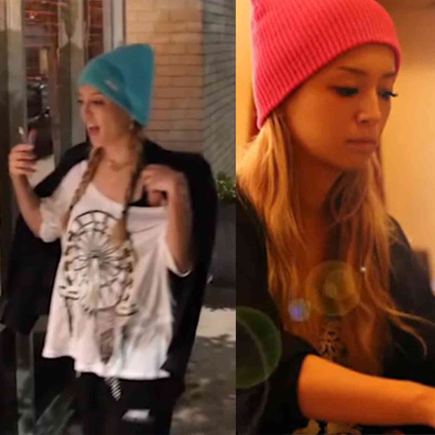 帽子を使ったコーデ画像