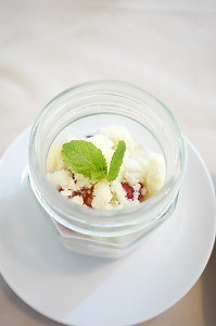 盛り付けかたが素敵な料理