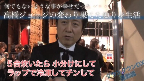 離婚訴訟中の高橋ジョージ、一人の寂しさに涙浮かべる