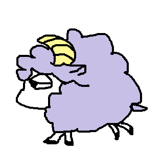 何も見ないでヒツジの絵を書いてみるトピ
