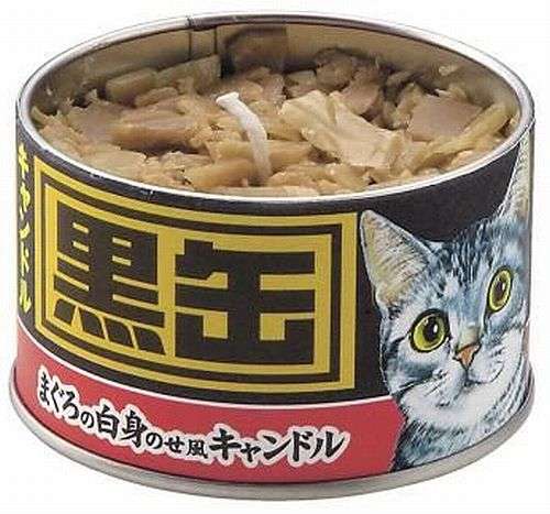 猫缶型の爪研ぎ　列が出来るほど好評だと話題に