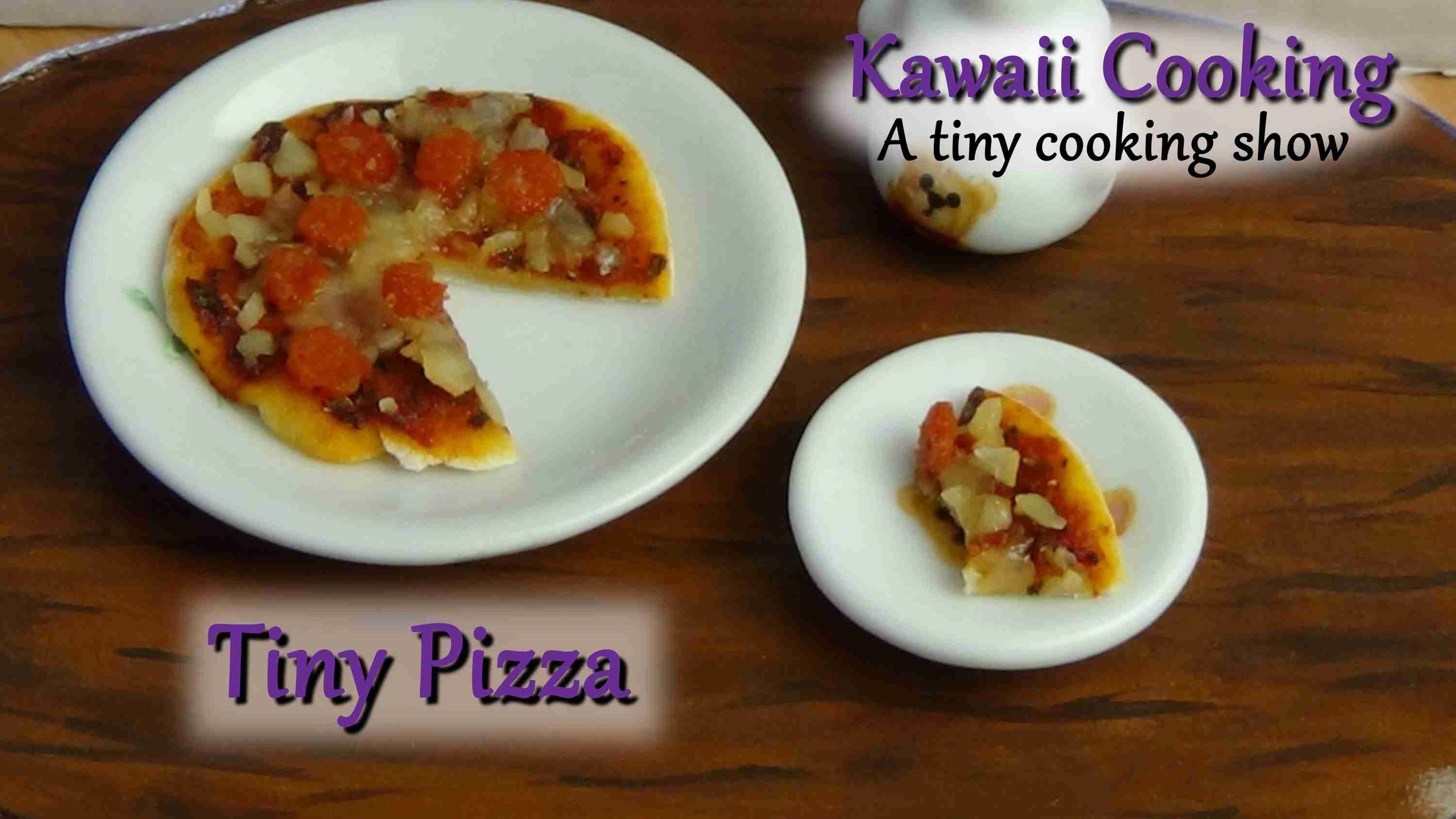 Tiny Pizza (Edible) - Kawaii Cooking - a tiny cooking show - YouTube