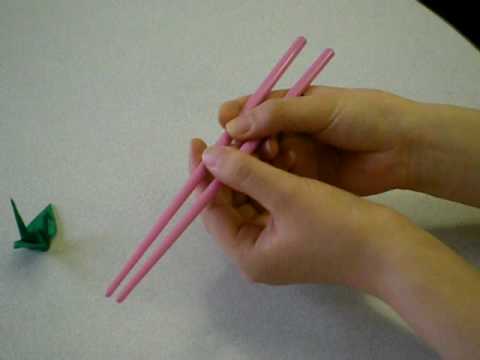 箸の持ち方～箸の置き方 - YouTube