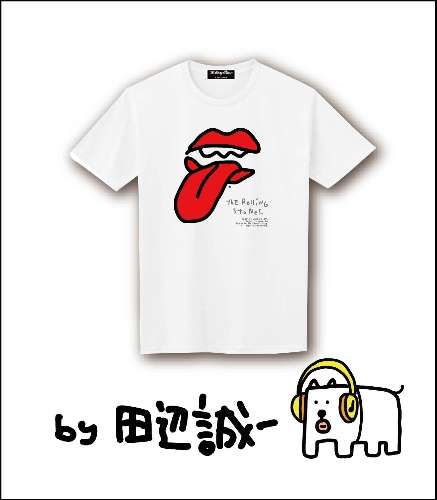 画伯・田辺誠一がローリング・ストーンズを描き下ろしたらこうなった ミックジャガーお墨付きTシャツ登場！ - BIGLOBEニュース