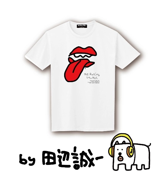 画伯・田辺誠一がローリング・ストーンズを描き下ろしたらこうなった ミックジャガーお墨付きTシャツ登場！