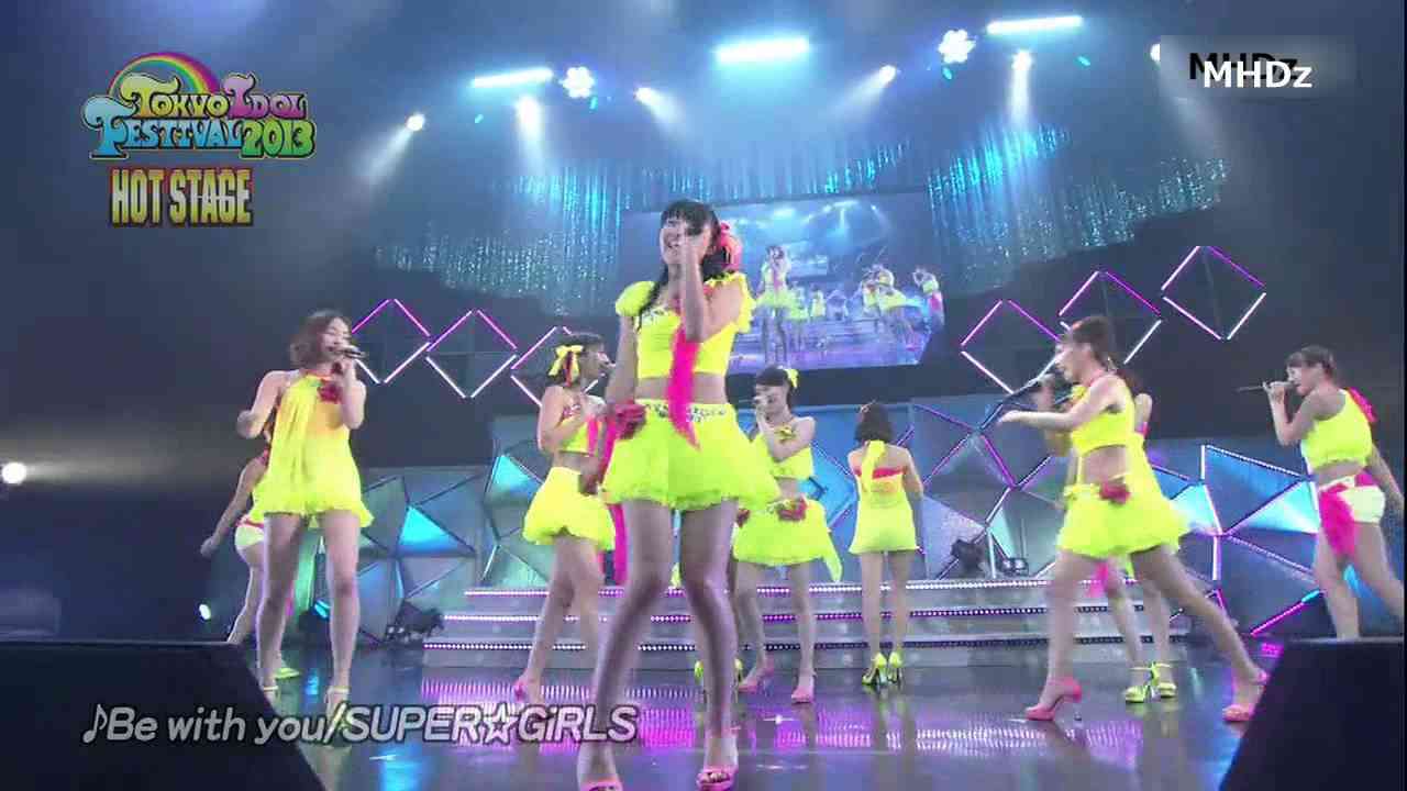 SUPER☆GiRLS  ♪Be with you at TIF2013 SUPERGiRLS スパガ - YouTube