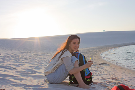 女性の旅ファッション