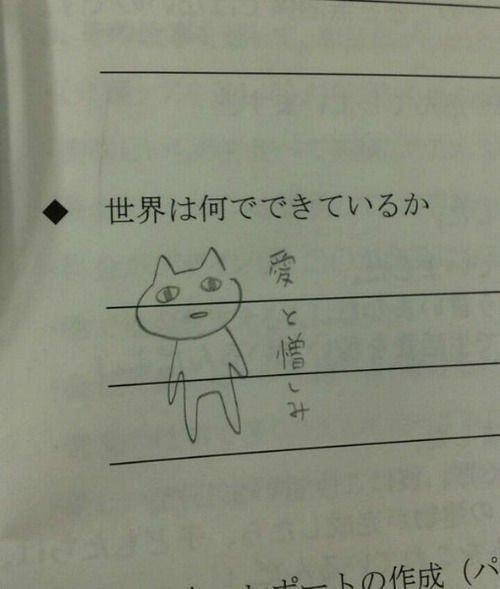 面白回答画像
