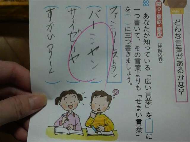 面白回答画像