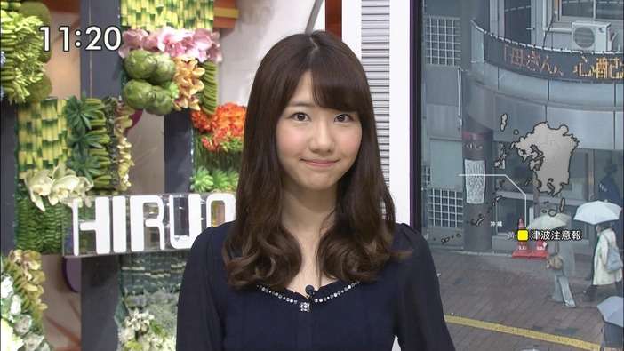 AKB48ゆきりんこと柏木由紀さん、ひるおびで天気予報するも鼻だけになる…