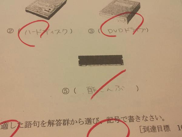 面白回答画像