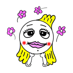 エビ娘 ”パティー・シュリンプ” - LINE クリエイターズスタンプ