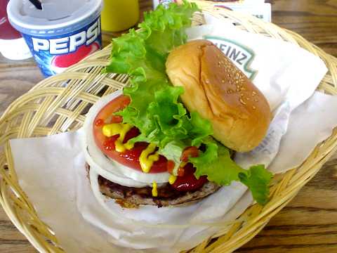 美味しいハンバーガー