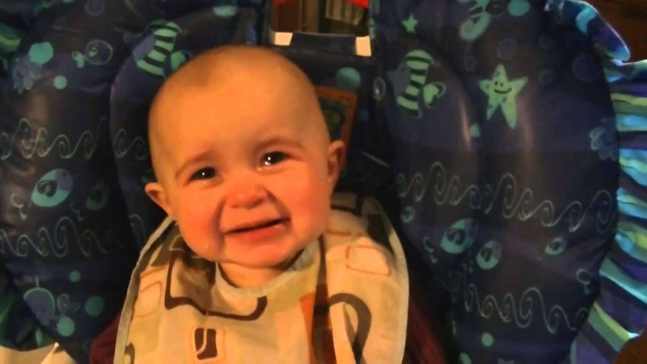 Baby Cries When Mom Sings - YouTube