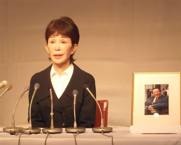 うつみ宮土理、ブチギレ豹変会見が波紋 喧嘩口調連発 度重なる愛川欽也の不倫が背景か