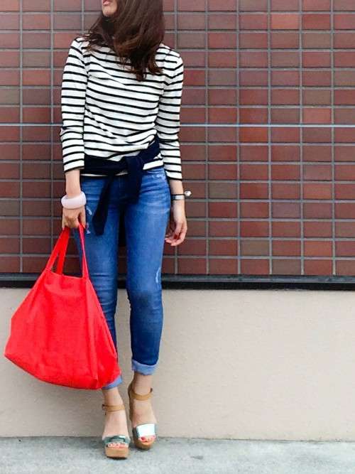 シンプルなファッションが好きな人！