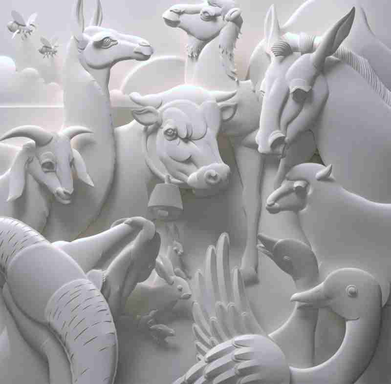 幻想的で美しい！「不思議の国のアリス」のペーパークラフトが話題に