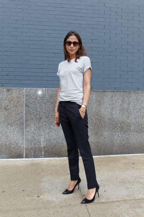 シンプルなファッションが好きな人！